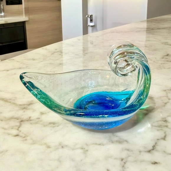 Maltese Aladdin's Lamp Sommerso Glass Bowl - Picture 4 of 11